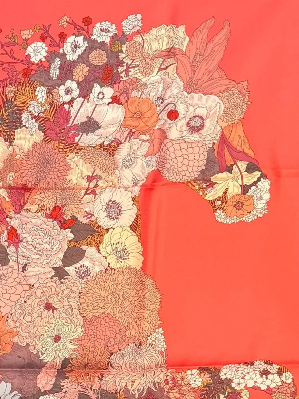 Hermès Robe Légère 90 Silk Scarf in Pink Rose